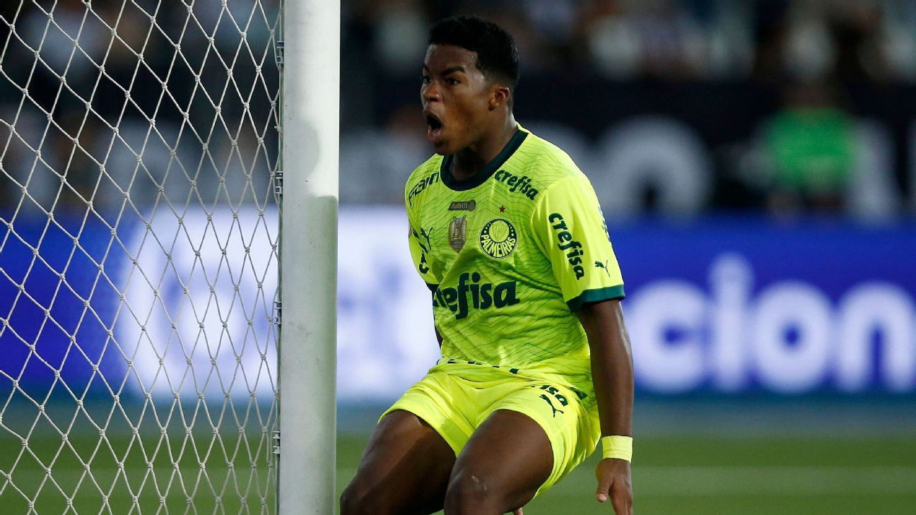 Show de Endrick contra Botafogo faz Palmeiras embolsar novo prêmio milionário do Real Madrid