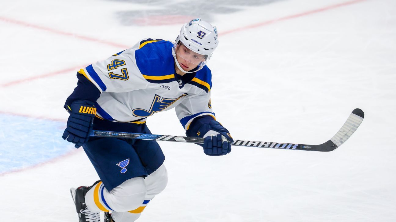 Weekend watch: Pay attention to Blues defensemen