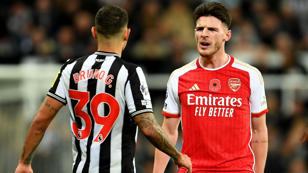 Bruno Guimarães at Arsenal: Declan Rice told me 'please no more fights!'