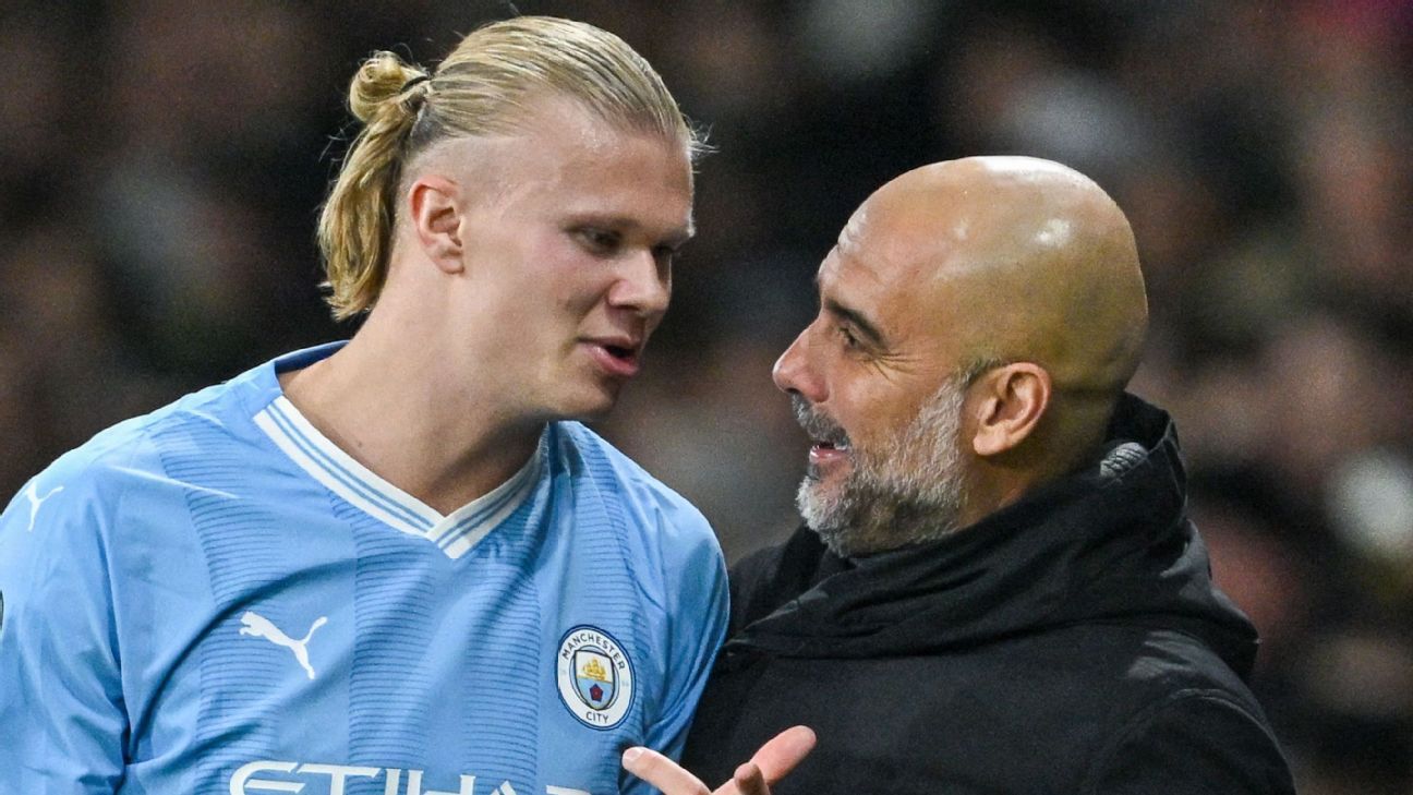 Guardiola plays down Haaland injury concerns