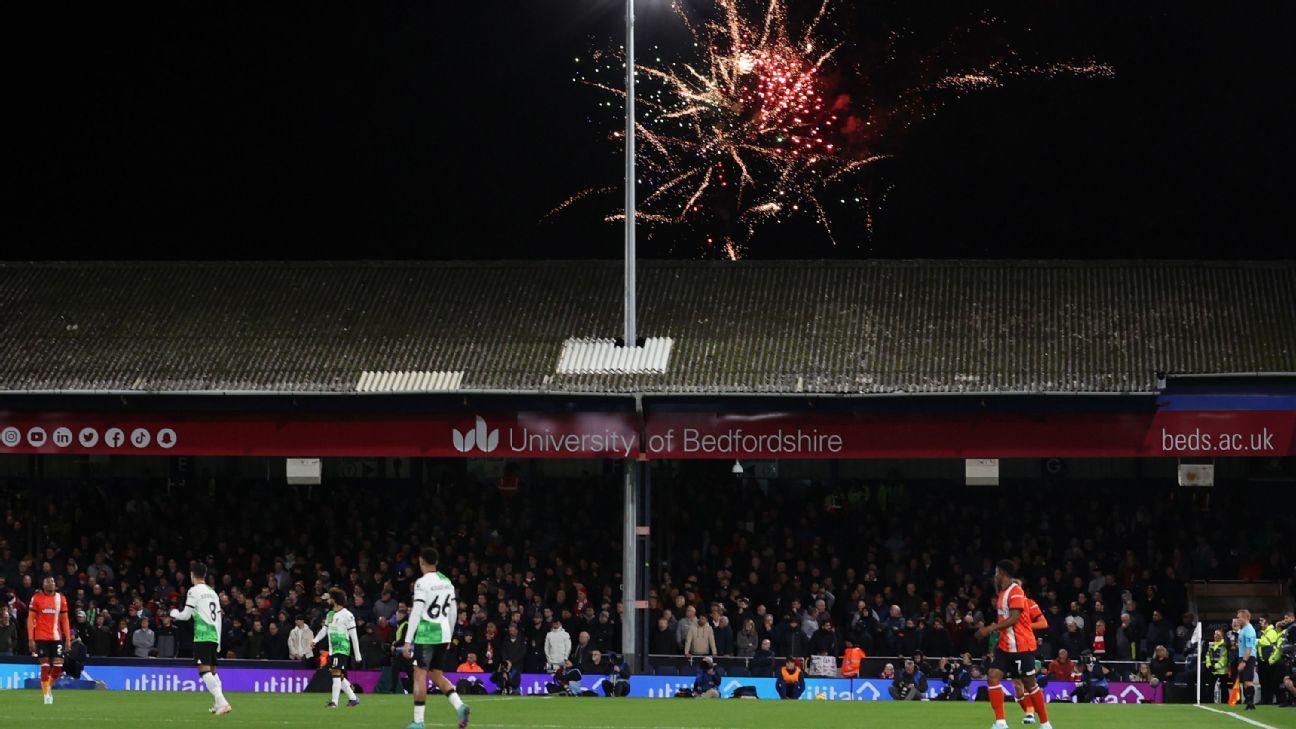 Luton threaten stadium ban post Liverpool game