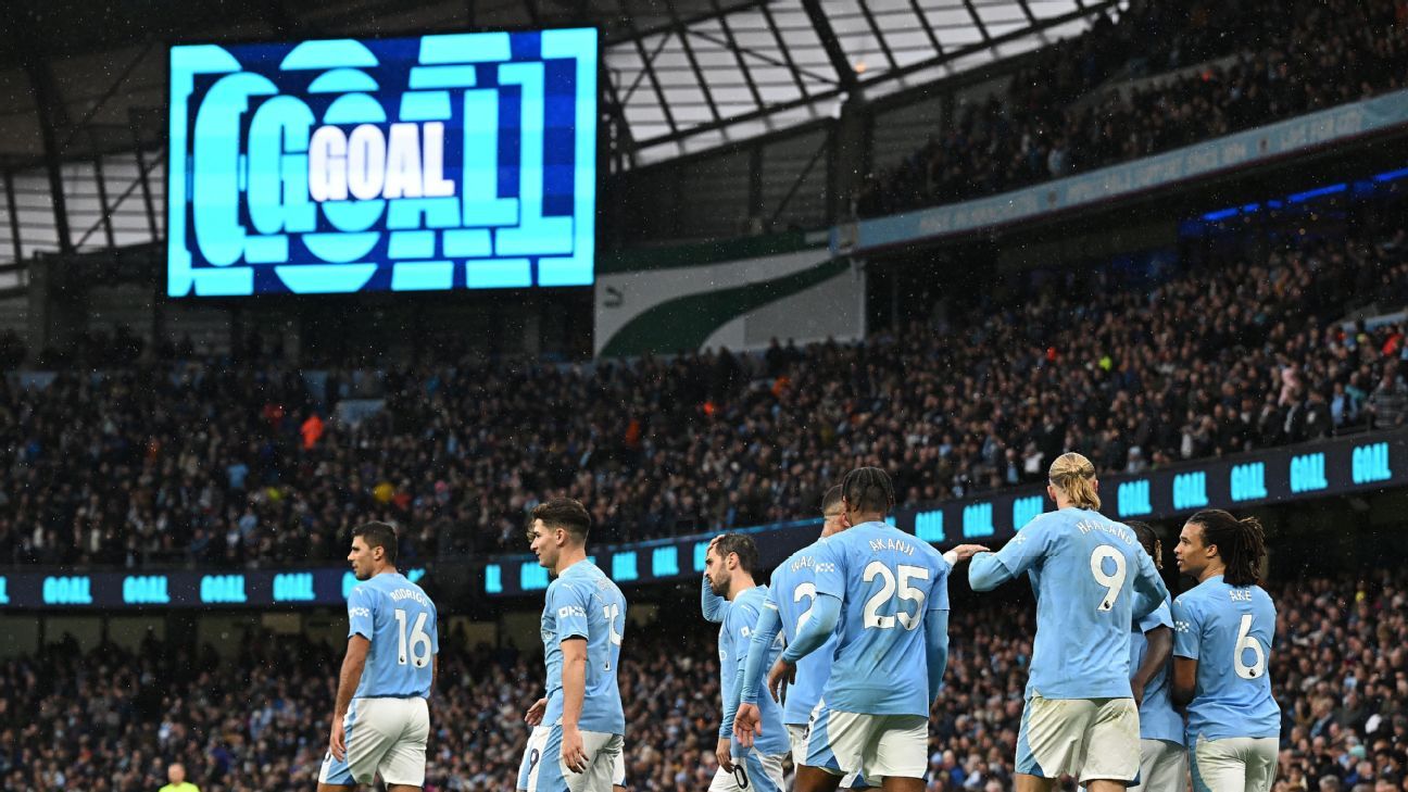 Manchester City pode se aproximar de recorde vigente há 131 anos na Inglaterra