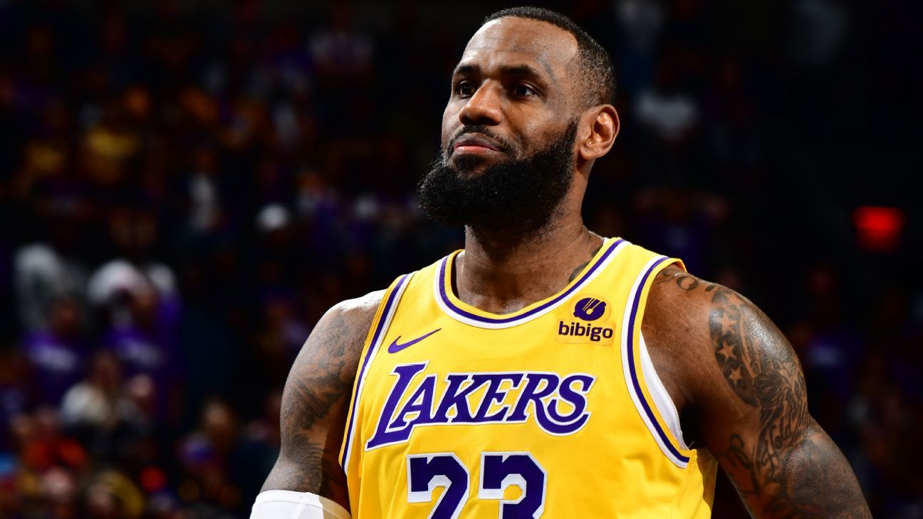 Lakers’ LeBron James (calf bruise) to miss first game of season