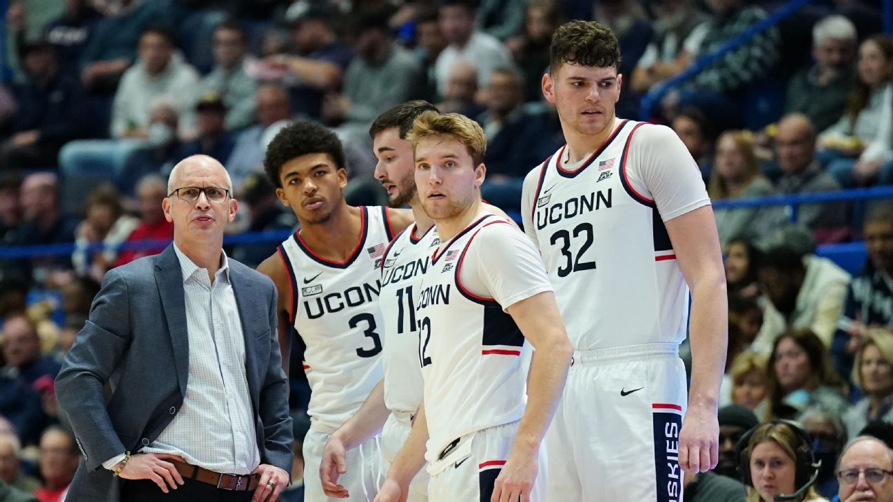 Best men's college basketball games of the weekend, including UConn