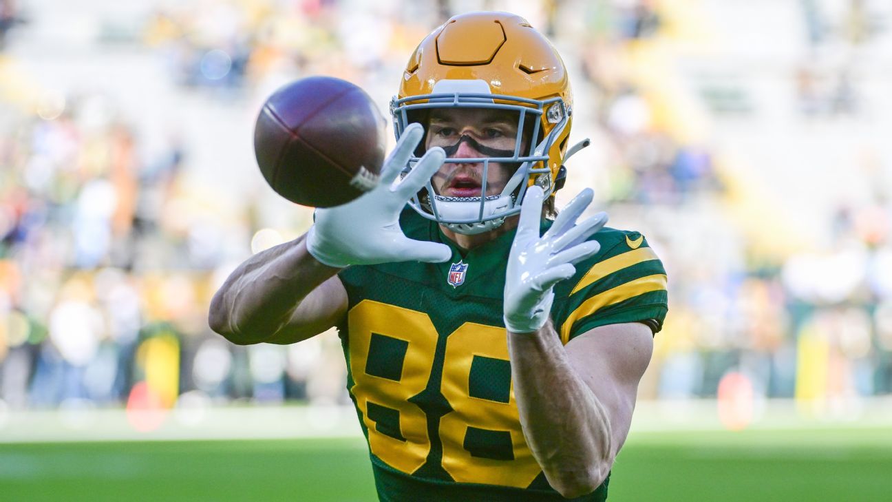 Packers Luke Musgrave zu IR;  Der Quelle zufolge war die Niere geplatzt