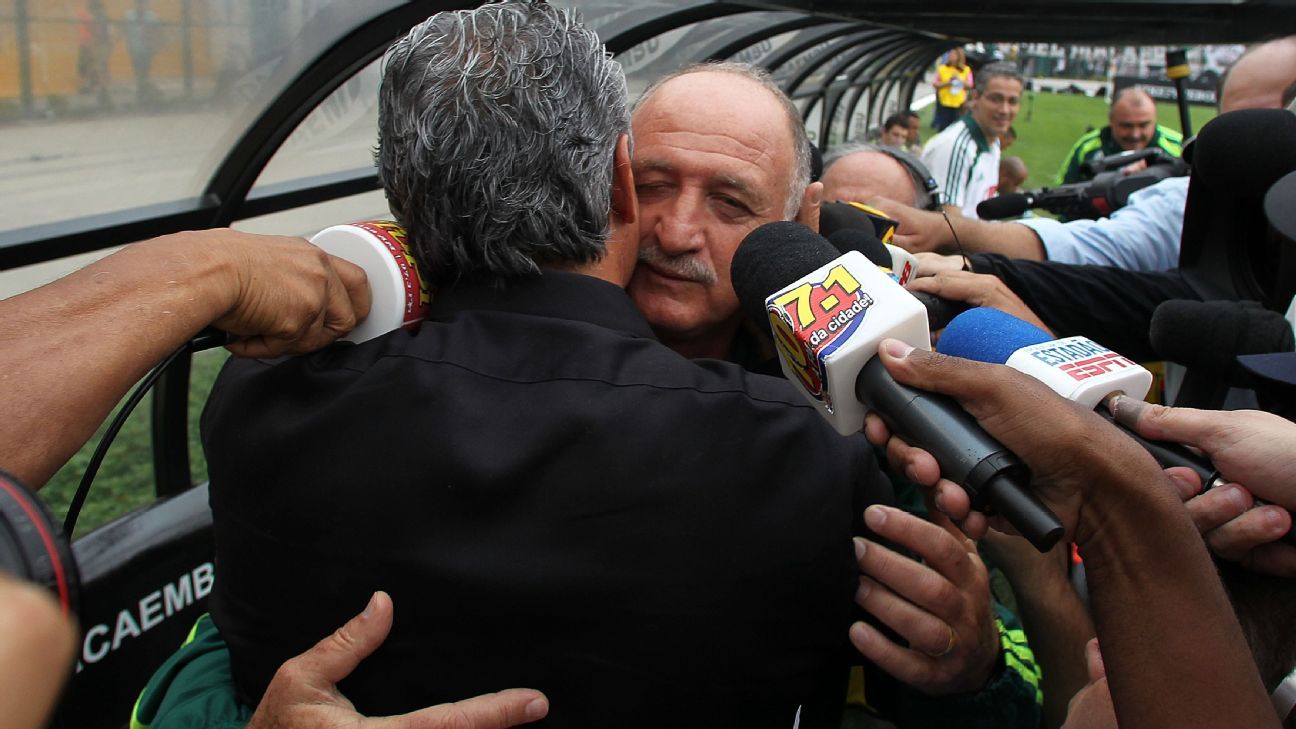 Como disputa de título com Palmeiras implodiu relação de Tite com Felipão, seu rival em Flamengo x Atlético-MG