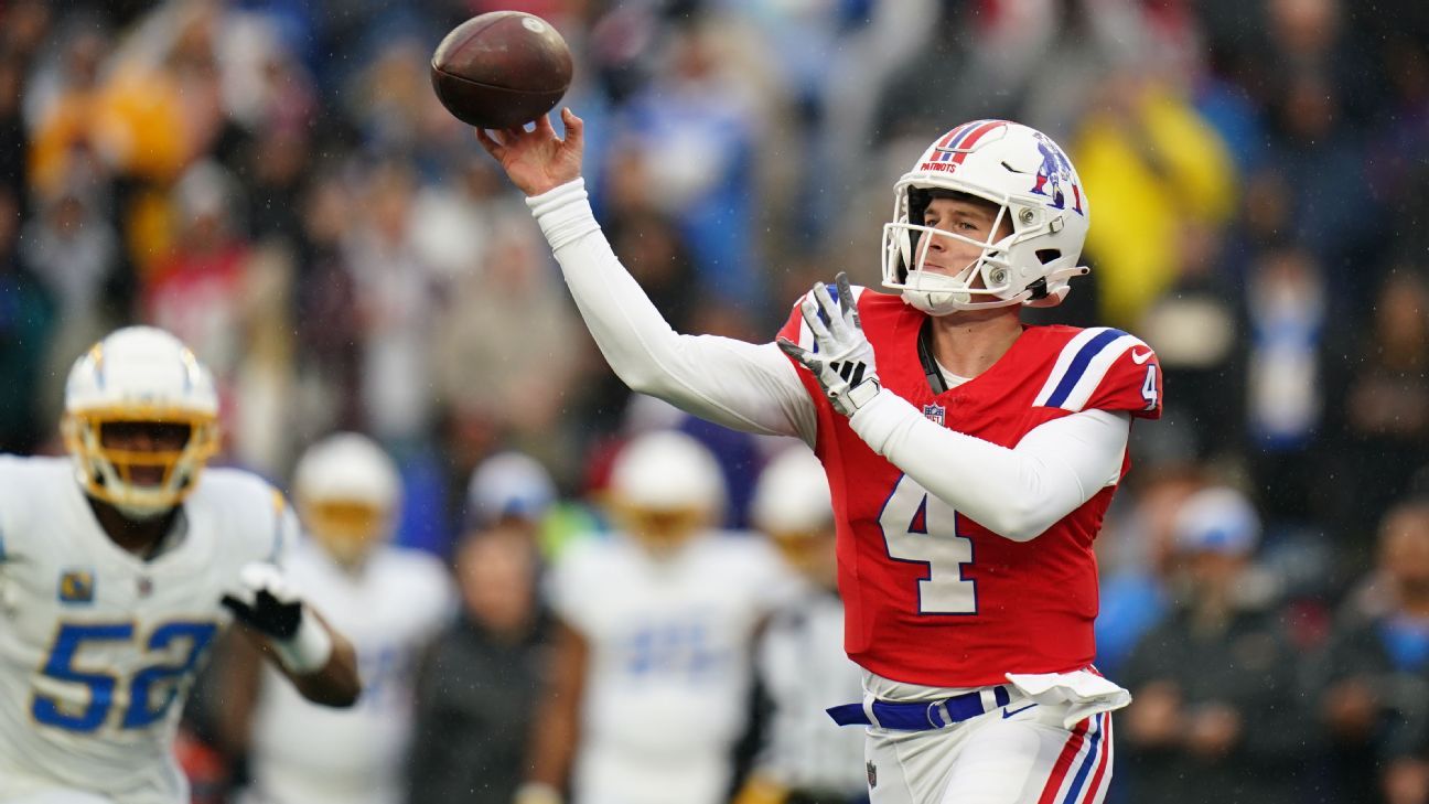 New England Patriots Choose Bailey Zappe as Starting Quarterback for Showdown with Chargers