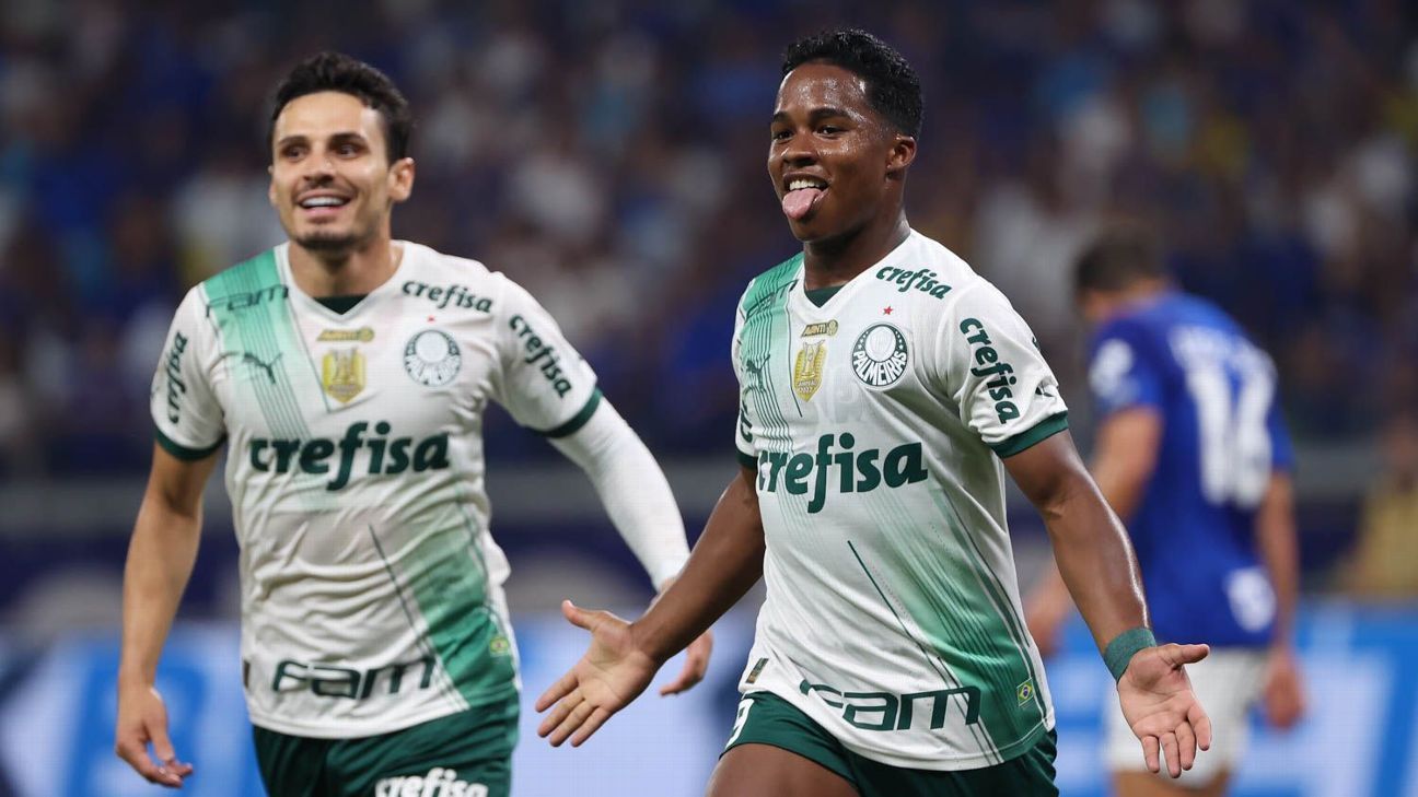 Endrick marca, Palmeiras empata com o Cruzeiro e confirma 12º título brasileiro de sua história
