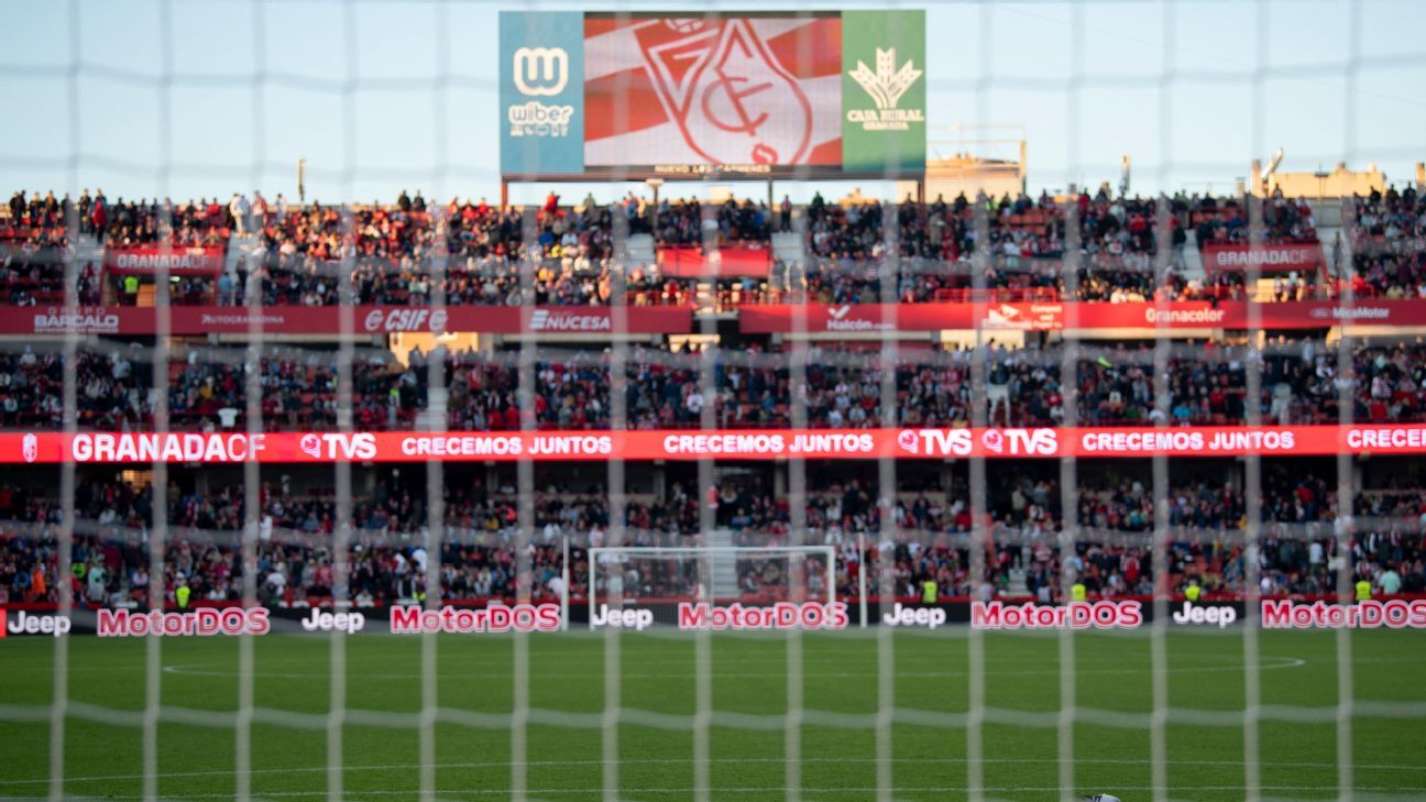 Granada and Athletic Club agree to suspend La Liga fixture after the tragic  death of a fan in the stands at Los Carmenes