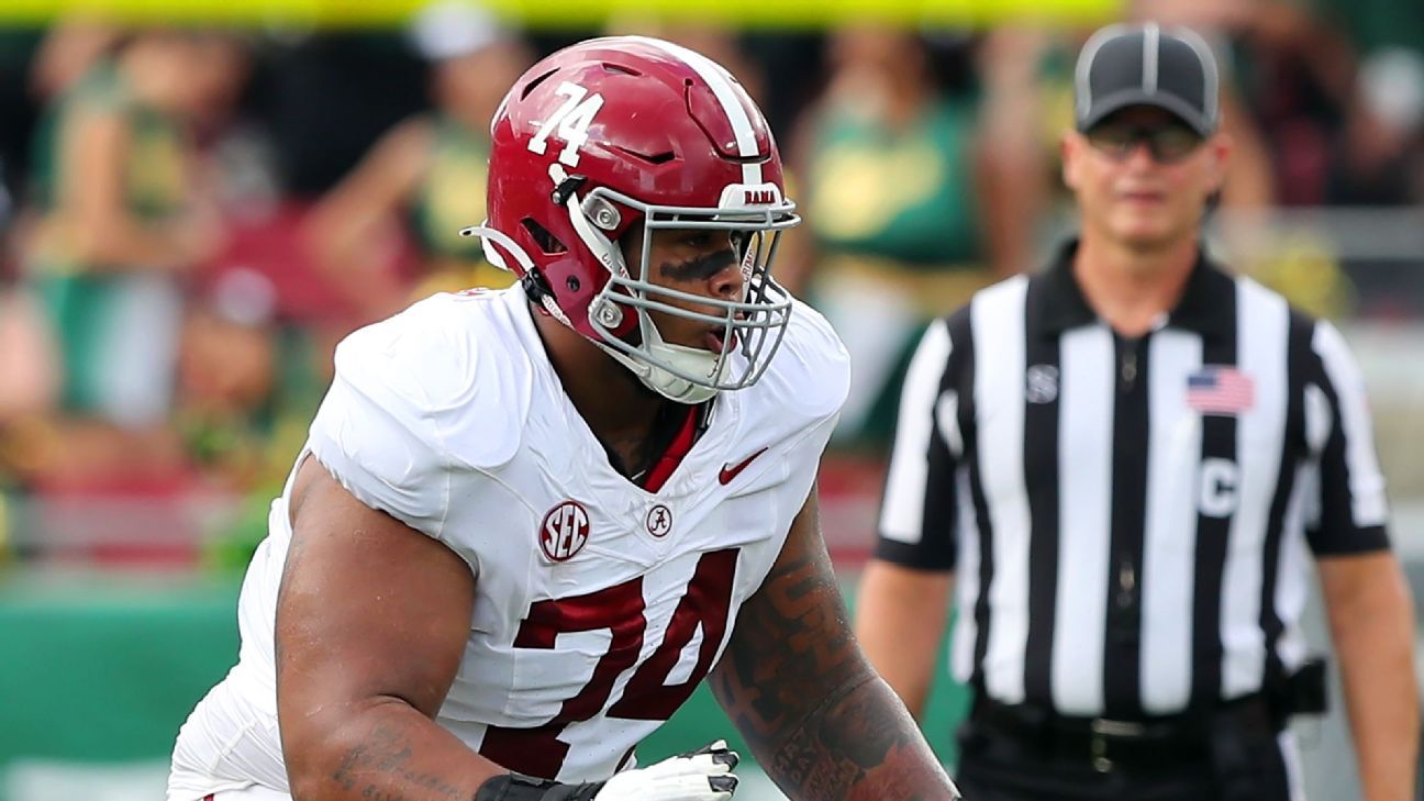 Former Alabama OT Proctor to transfer to Iowa