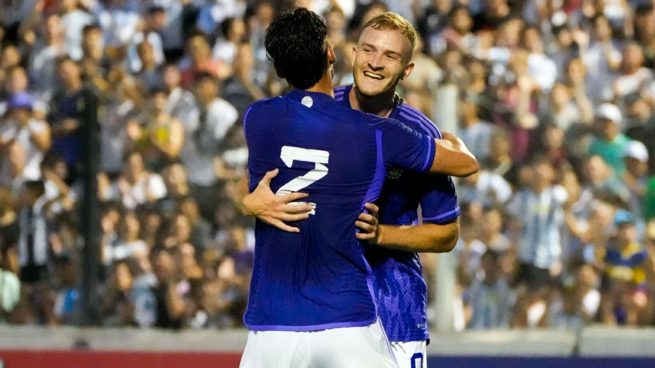 La squadra argentina Under 23 ha sconfitto l'Ecuador in un'amichevole