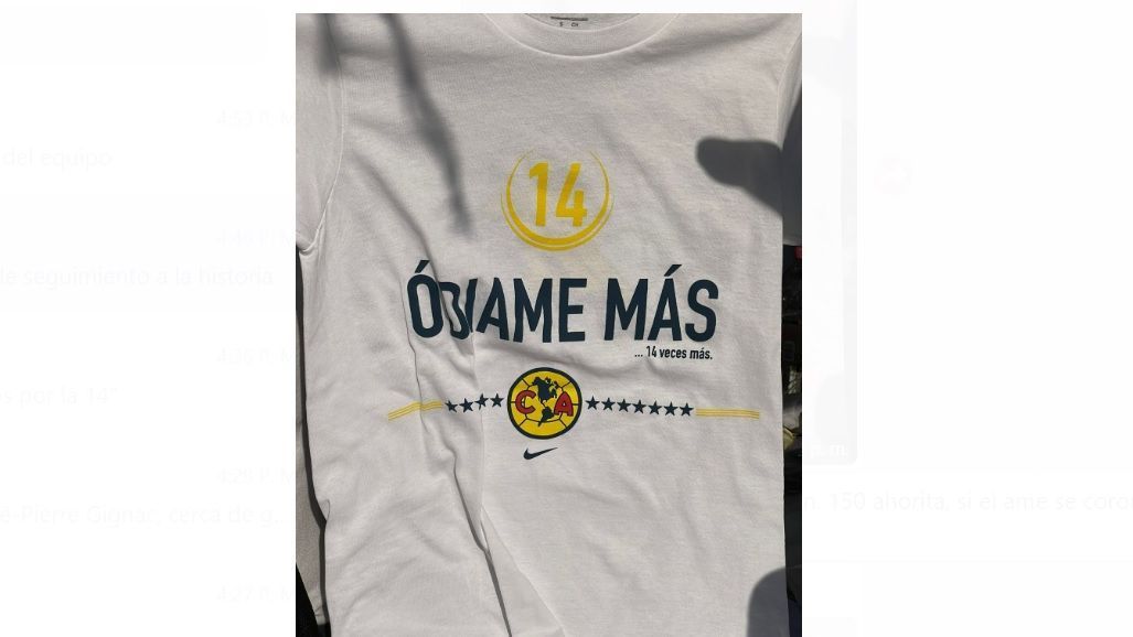 Venden playera de América campeón en el Estadio Azteca ESPN