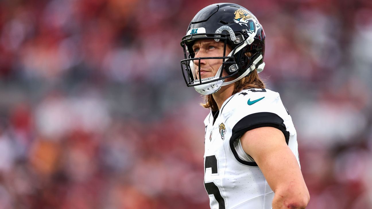 Trevor Lawrence è stato escluso.  I Jags si rivolgono a CJ Beathard come QB