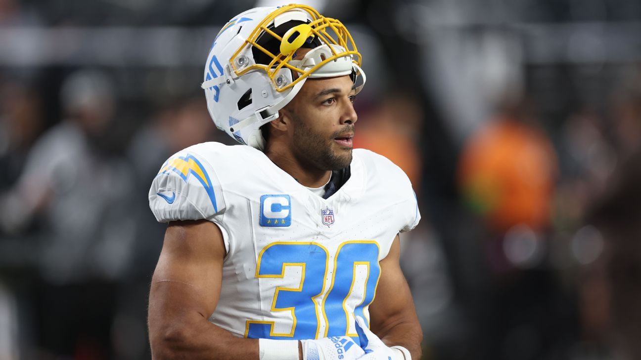 Nascente – Comandantes, RB Austin Ekeler concordam com contrato de 2 anos