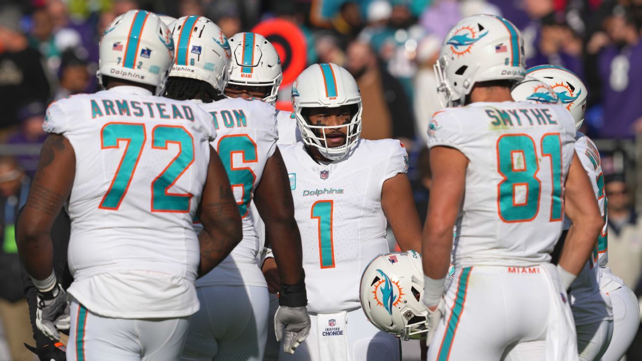 Dolphins need to regroup for AFC East showdown vs. Bills - ESPN