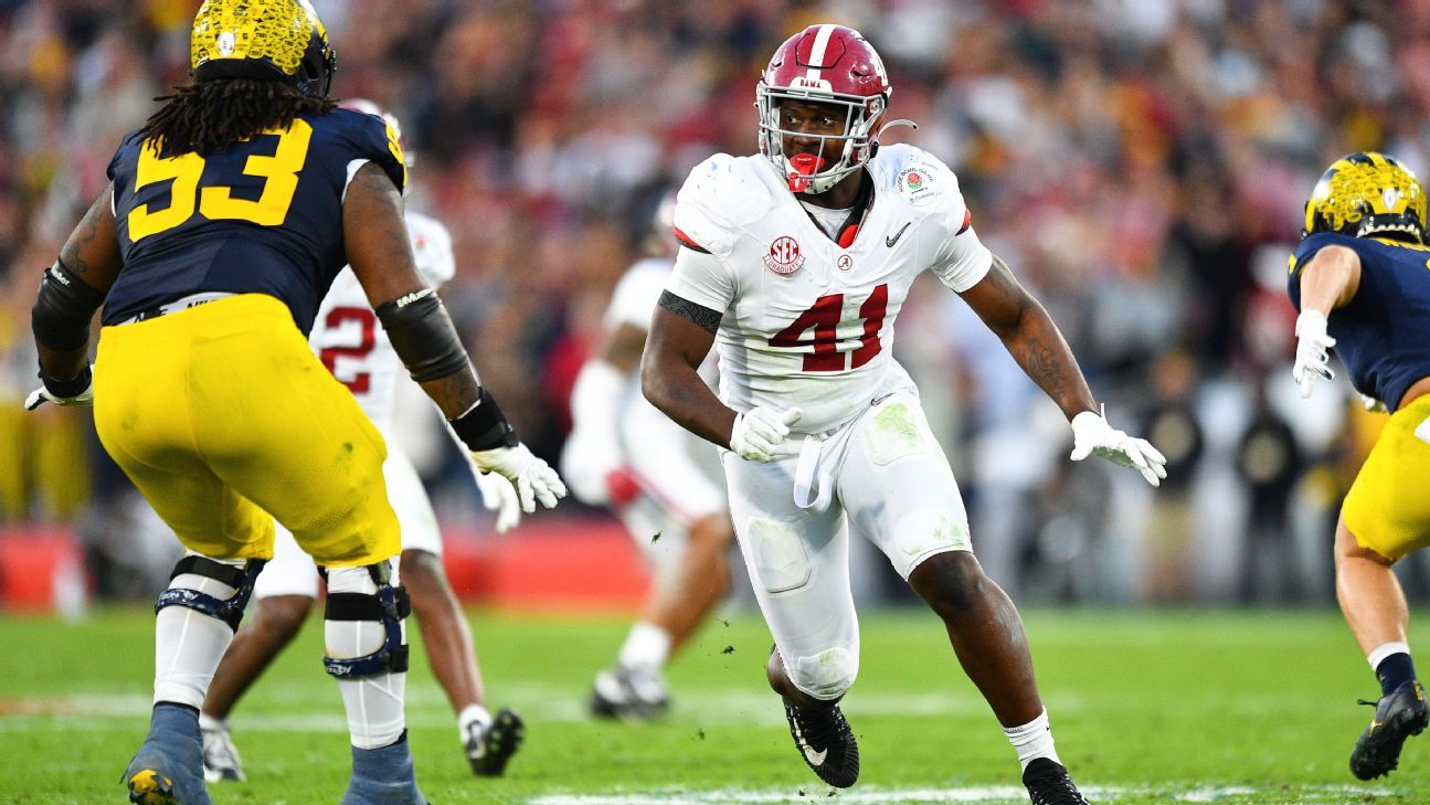 Alabama linebacker Chris Braswell declares for NFL draft ESPN