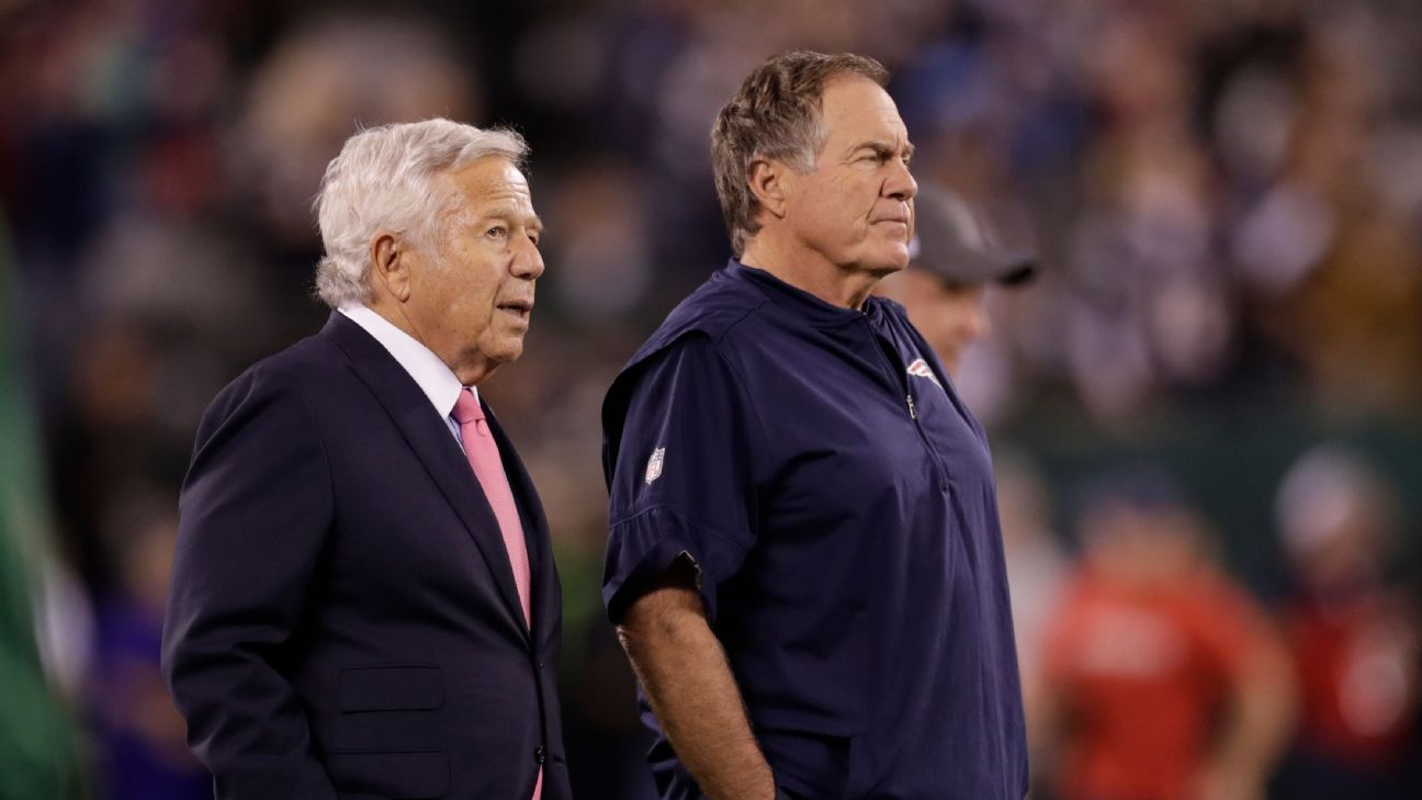 How did the Belichick-Kraft Patriots partnership finish?