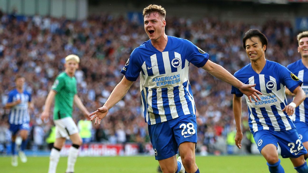 Teen sensations: Brighton's young goal-scorers are Europe's best