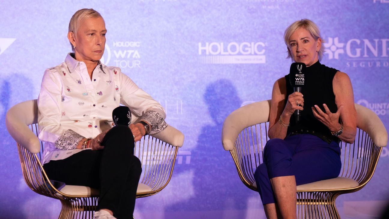 Chris Evert, Martina Navratilova oppose WTA Finals in Saudi Arabia