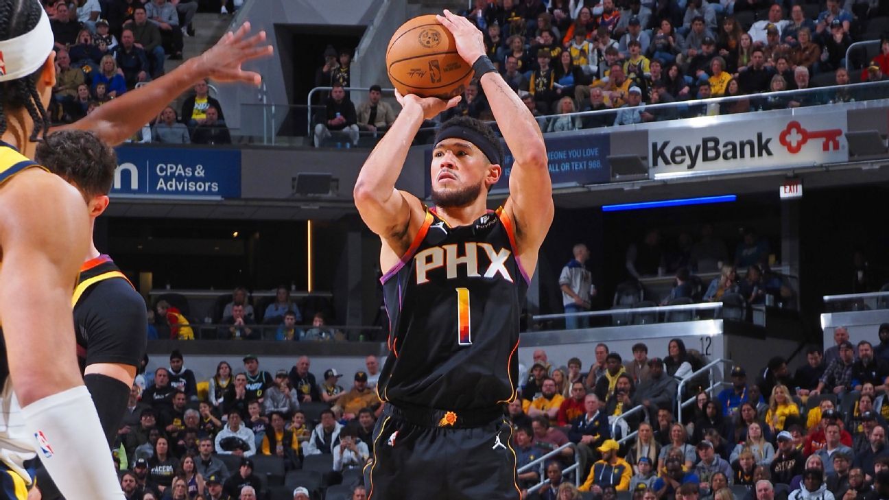 Pacers beat Phoenix despite Devin Booker's 62-point game