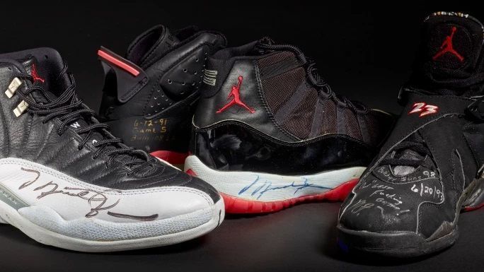 Michael Jordan's championship sneakers sell for record $8M