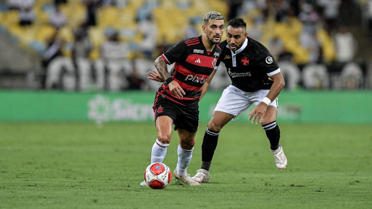 Gabigol desperdiça penalidade, clássico carioca entre Flamengo e Vasco termina em empate.