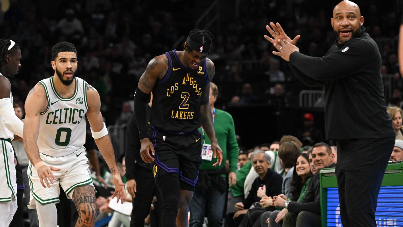 Los Angeles Lakers Forward Jarred Vanderbilt Suffers Sprained Right Foot Against Celtics