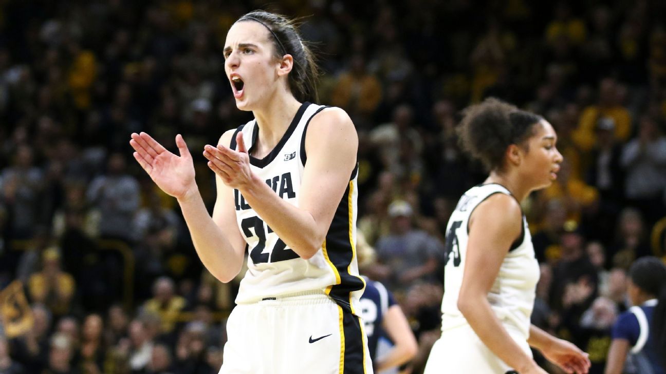 Caitlin Clark focused on Iowa success, not NCAA scoring record - ESPN