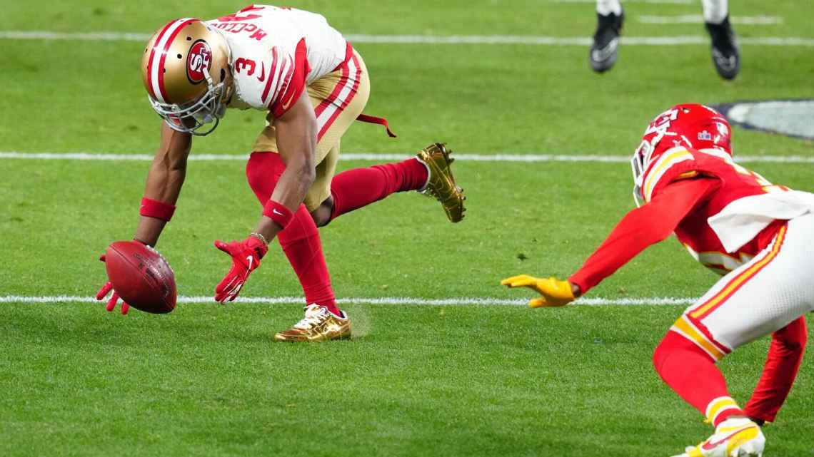 Ray-Ray McCloud was unable to recover a muffed punt in the third quarter, resulting in a Chiefs recovery and a touchdown to give them the lead. Stephen R. Sylvanie-USA TODAY Sports