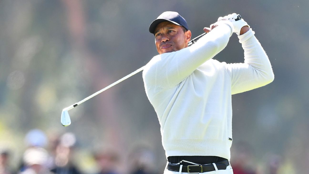 Tiger Woods s’occupe des spasmes du dos, cartes 72 au Genesis Invitational