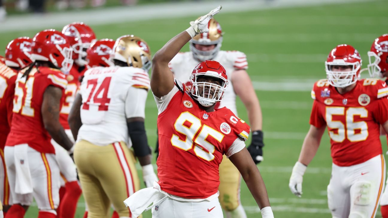 El TD de los Chiefs, Chris Jones, acuerda un gran contrato por cinco años