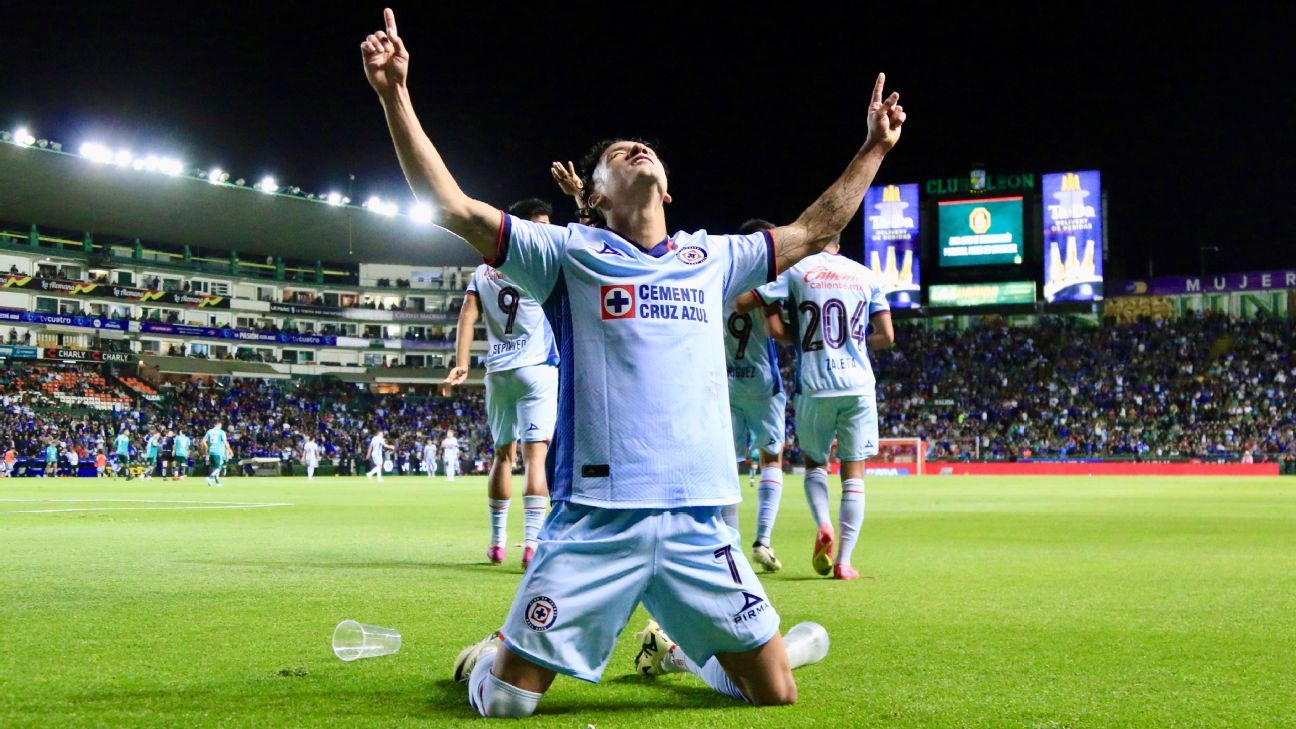 Cruz Azul defeated Leon and has won seven duels without defeat.