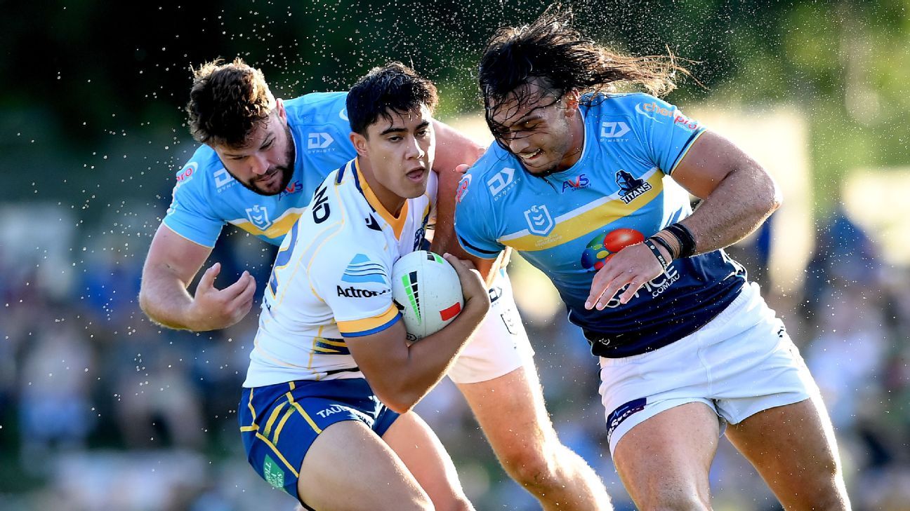 NRL 2024 Pre Season Challenge trial games schedules results ESPN