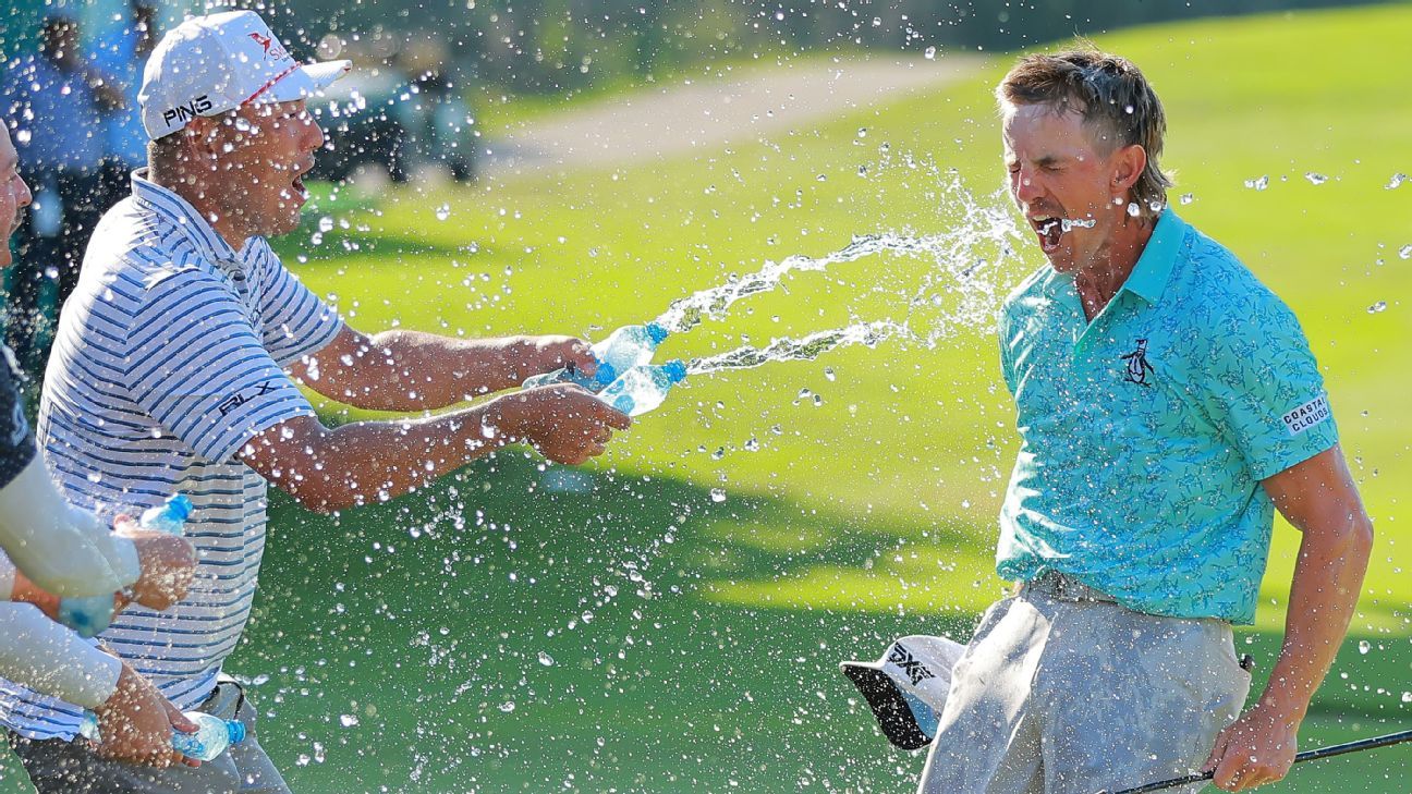 Tour rookie Jake Knapp wins Mexico Open despite driver woes