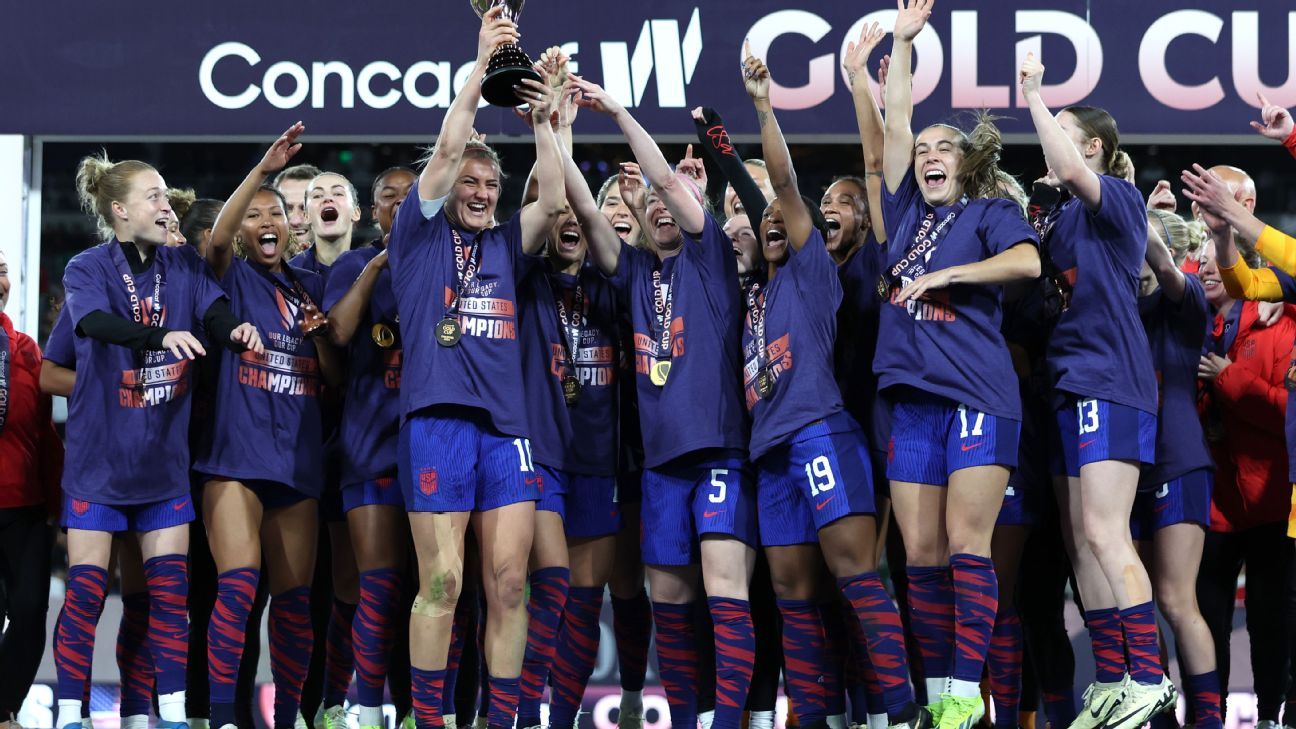 USWNT wins inaugural Concacaf W Gold Cup with a 10 victory over Brazil