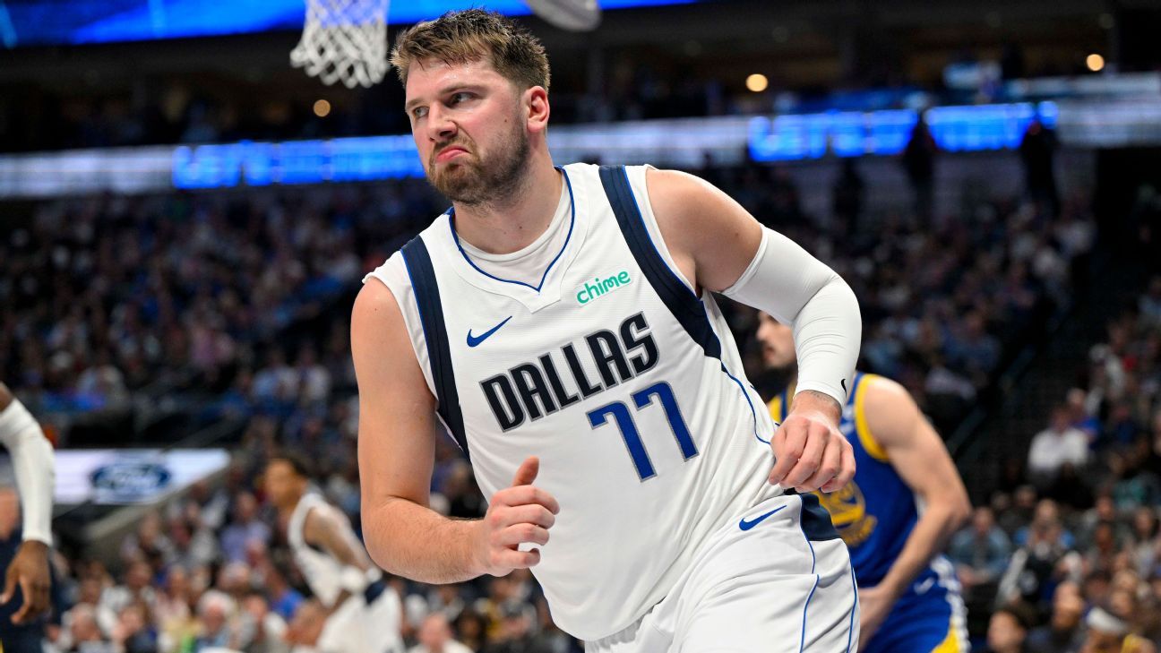 NBA | Luka Doncic (hamstring) is out as triple-double streak ends.