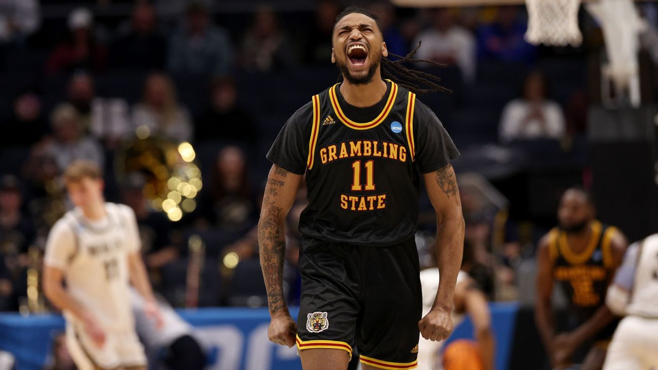 Grambling State rallies to win OT in its first NCAA Tournament appearance