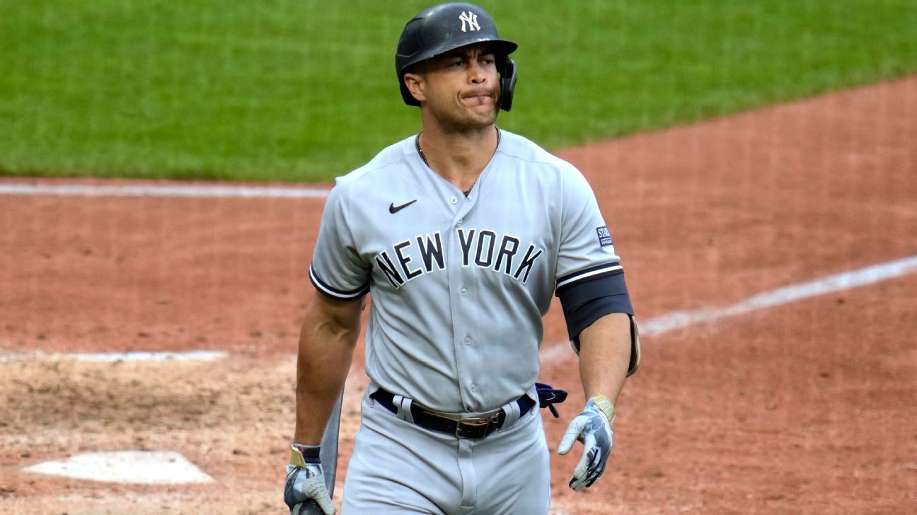 Giancarlo Stanton leads the Yankees' lineup against the Red Devils