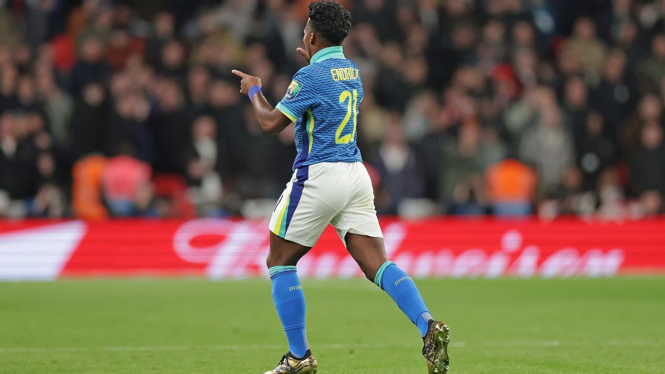 Palmeiras cutuca Bellingham e celebra gol de Endrick pela seleção sub-17