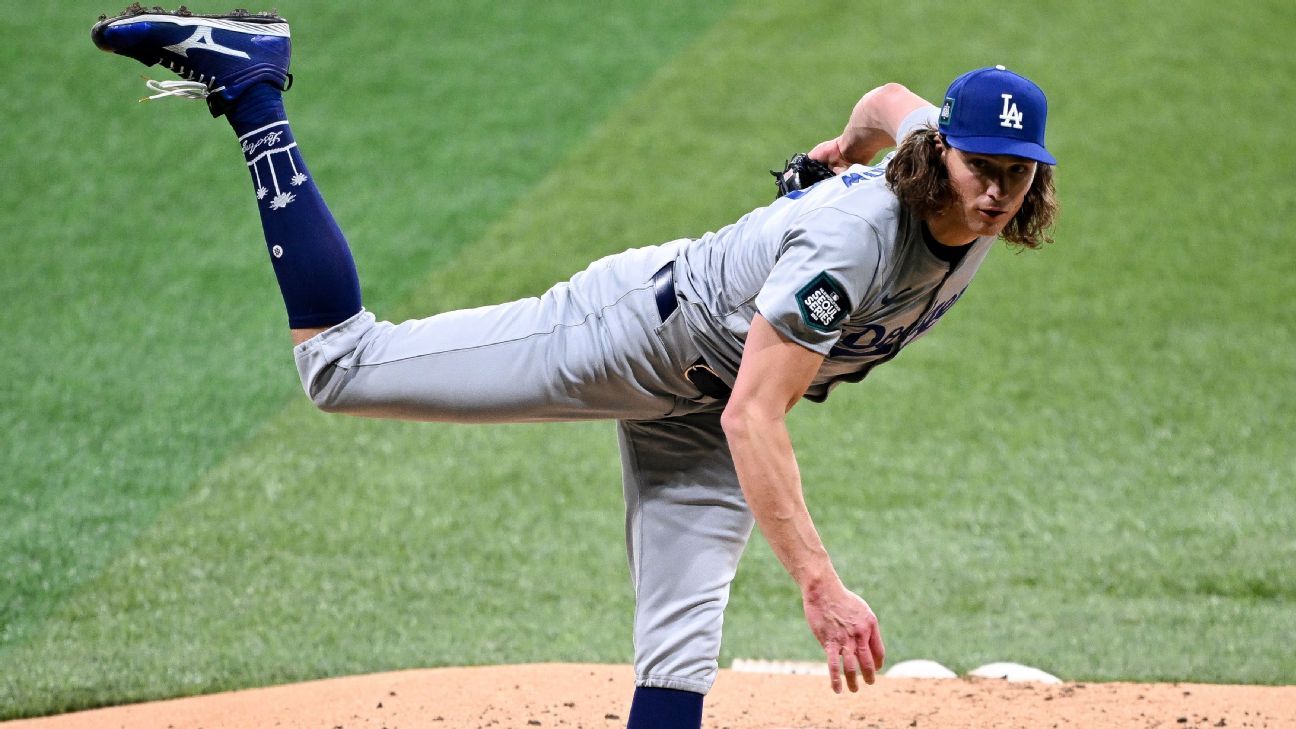Dodgers' Glasnow poised to return next week; Kershaw pitches - ESPN