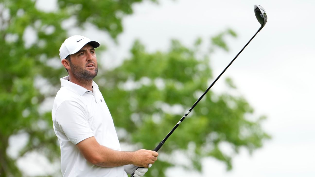 Scottie Scheffler in large pack atop PGA Tour’s Houston Open