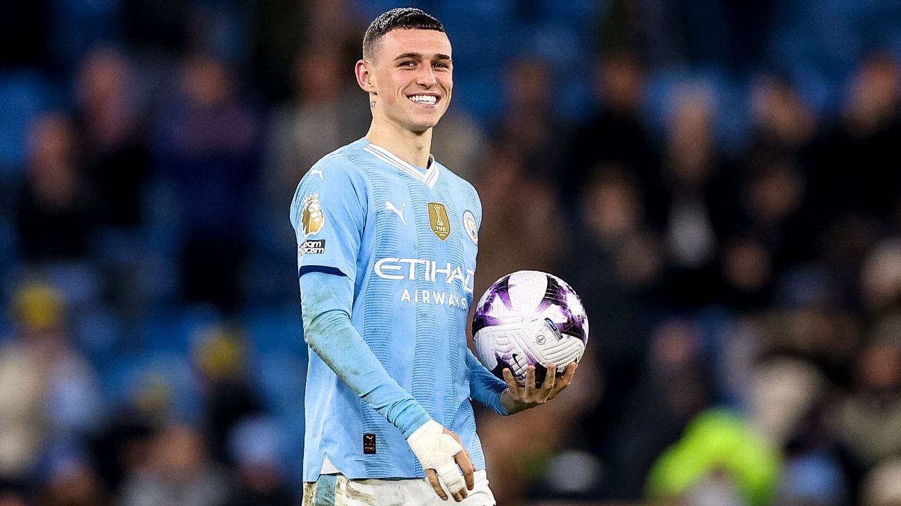 Phil Foden - Manchester City Forward - ESPN🐩 Ganhe com os sites de ...