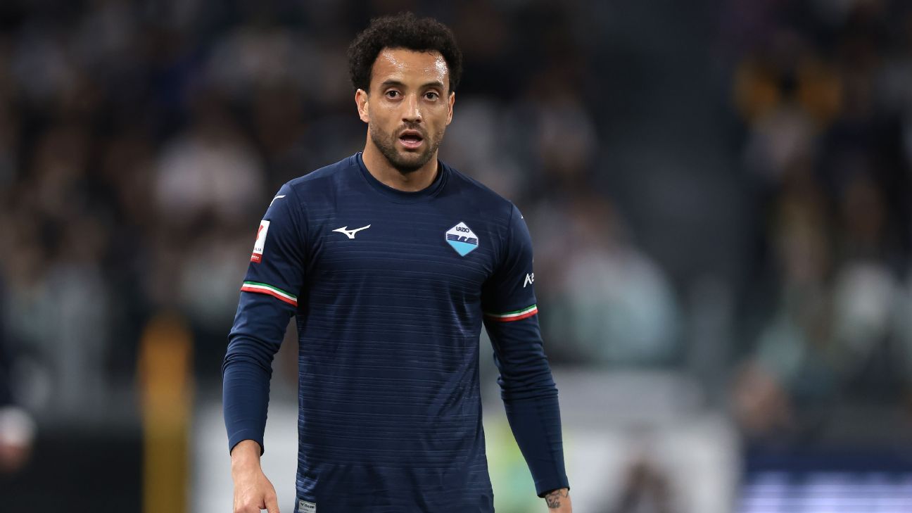 Felipe Anderson quebra recorde com 142 jogos seguidos pela Lazio na Itália
