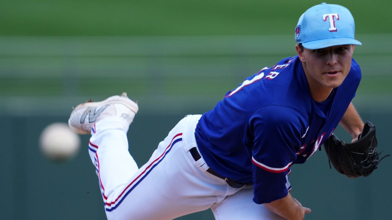 Rangers call up P Leiter, former No. 2 overall pick