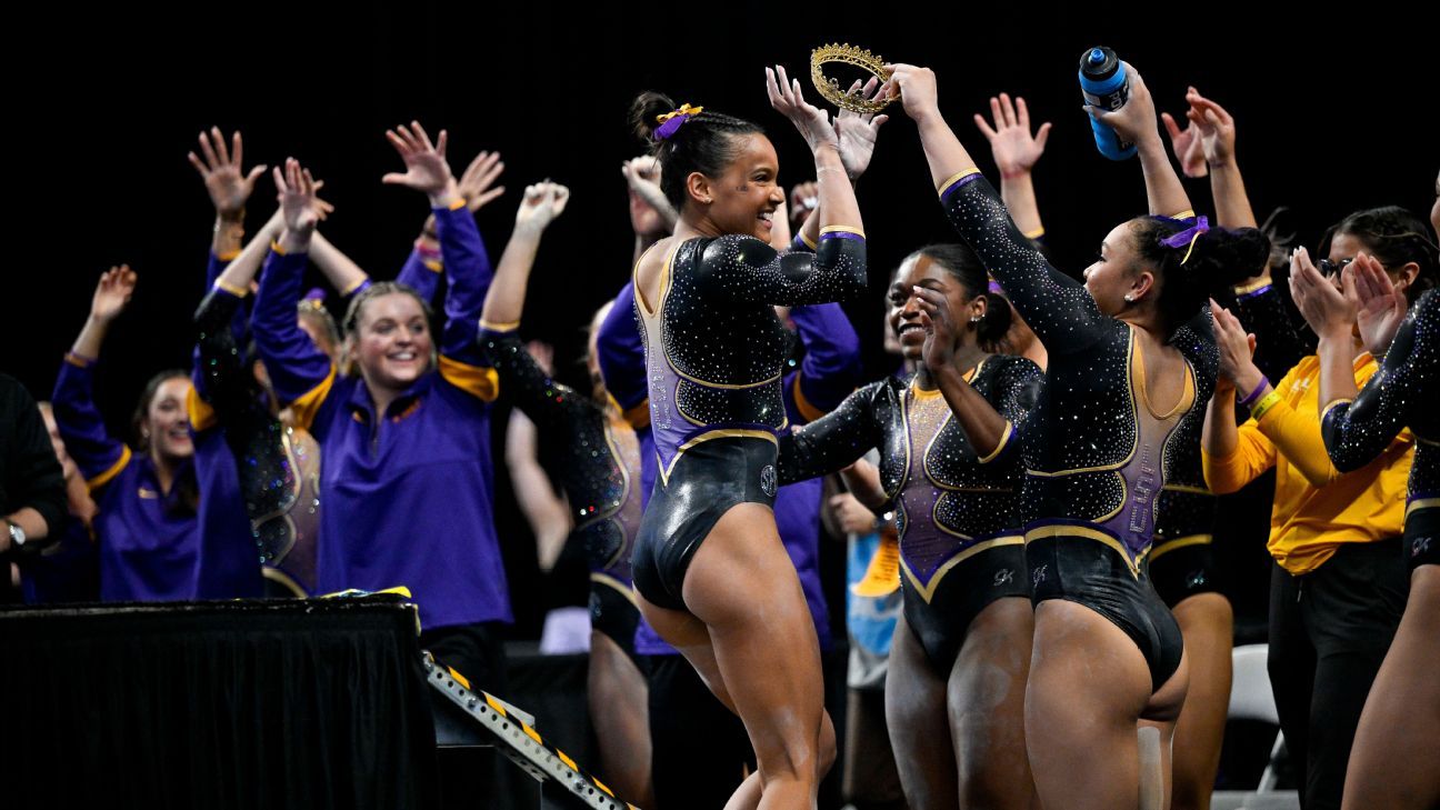 Highlights from the 2024 NCAA gymnastics semifinals ESPN