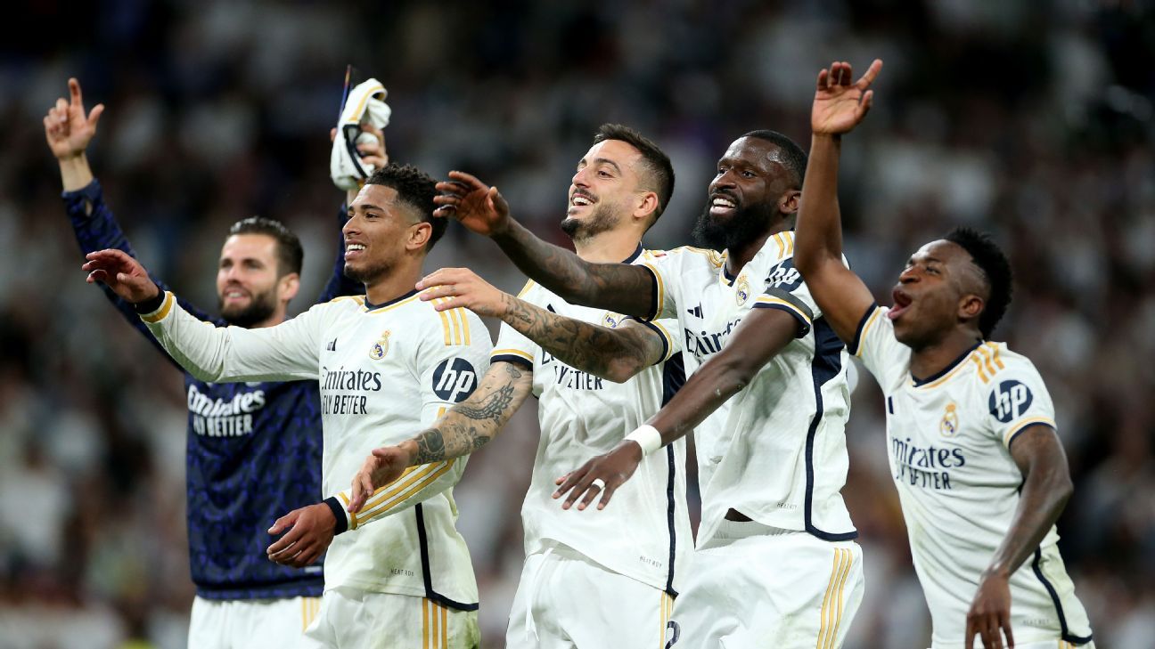 O Real Madrid tem o título em suas mãos depois de lucrar o Clássico