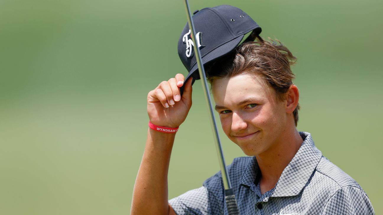 Miles Russell, 15, to make PGA Tour…