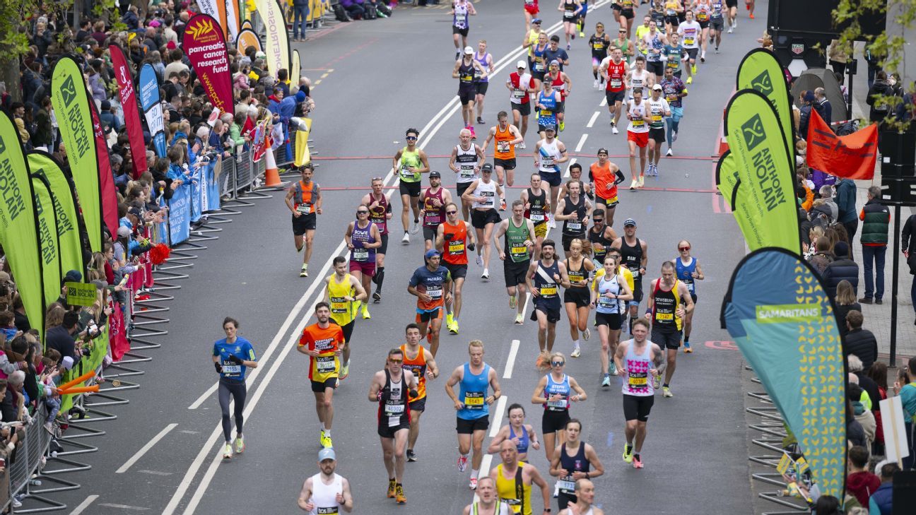The 44th London Marathon breaks event record with over 53,000 finishers