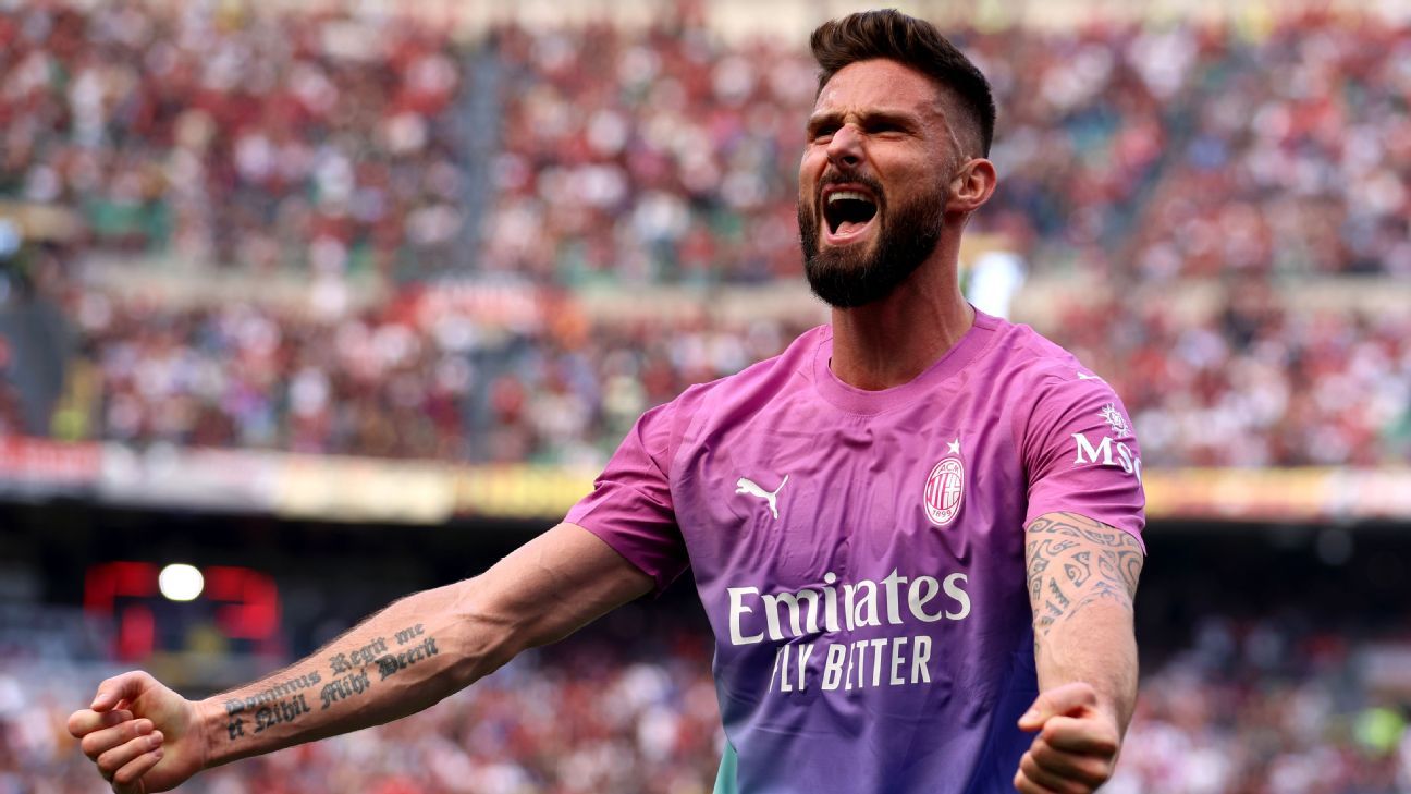 LAFC Signs AC Milan’s Giroud as Designated Player Until 2025