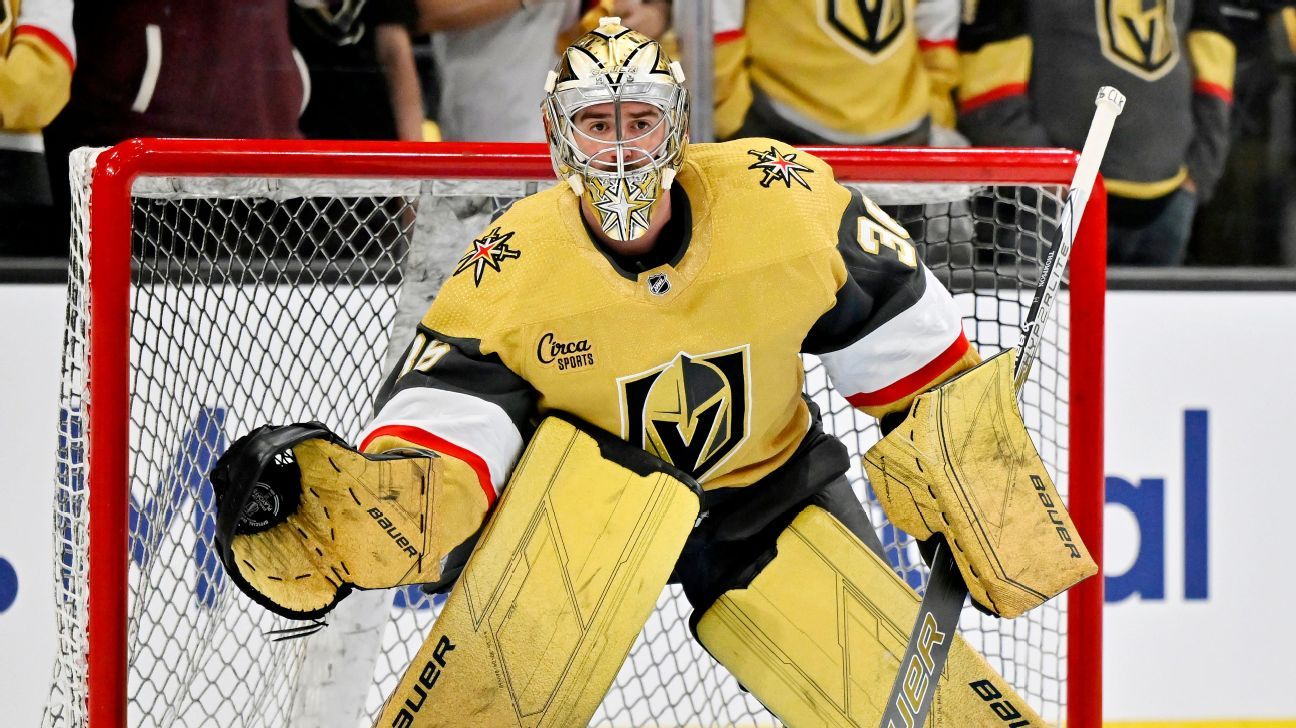 You are currently viewing Capitals sign Golden Knights goalie Logan Thompson